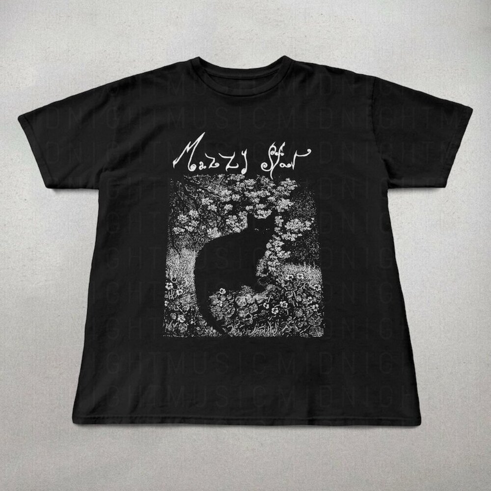 Mazzy Star Cat Shirt 90S Alternative Rock